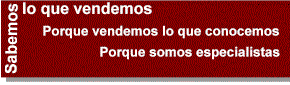 Somos especialistas